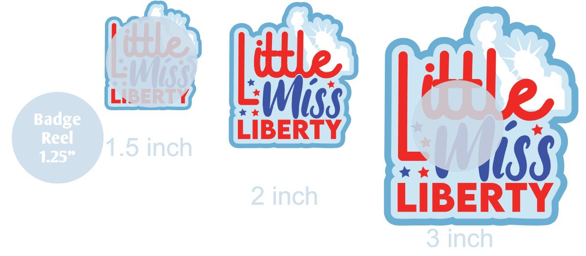 Little Miss Liberty - Acrylic Shape #2309