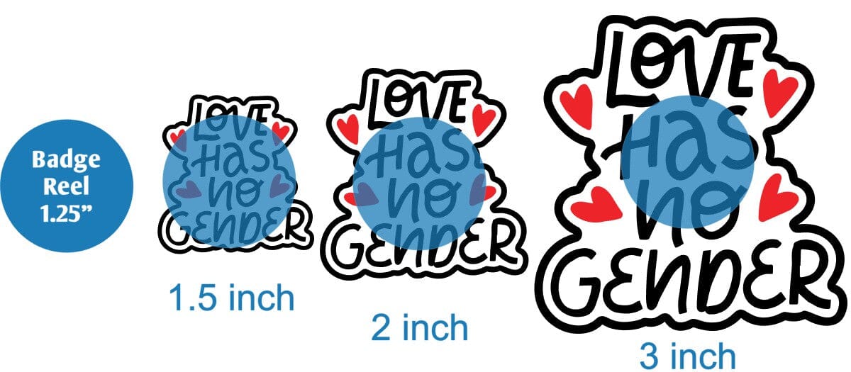 Love Has No Gender - DECAL AND ACRYLIC SHAPE #DA0275