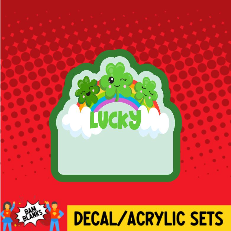 Lucky Anything - DECAL AND ACRYLIC SHAPE #DA0630