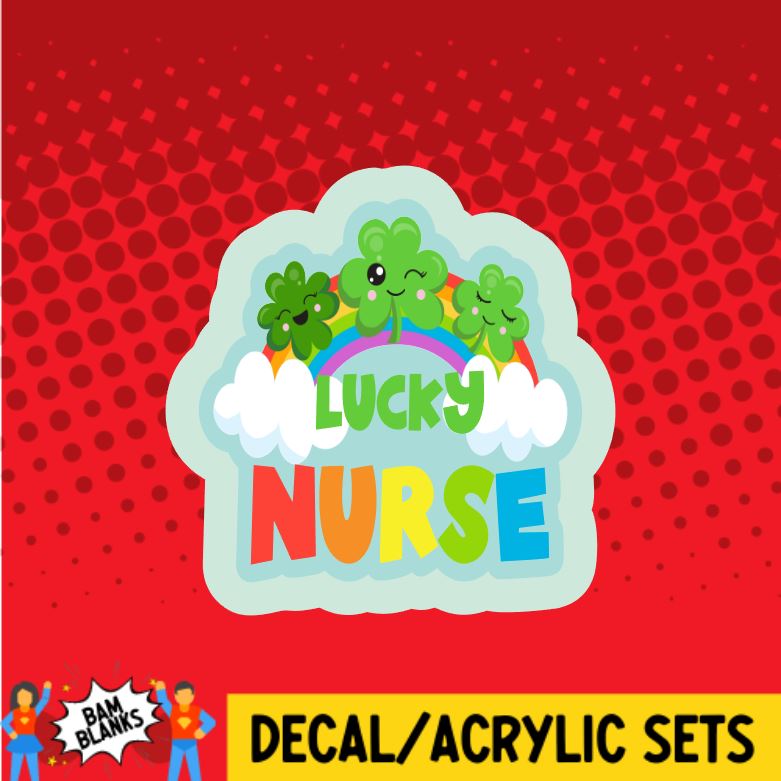 Lucky Nurse - DECAL AND ACRYLIC SHAPE #DA0628