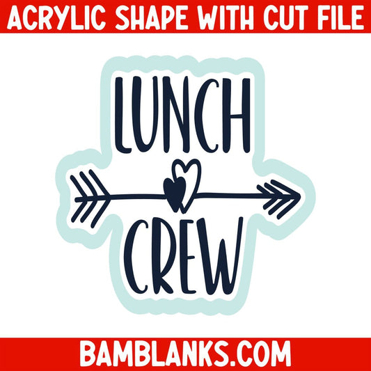 Lunch Crew - Acrylic Shape #2239