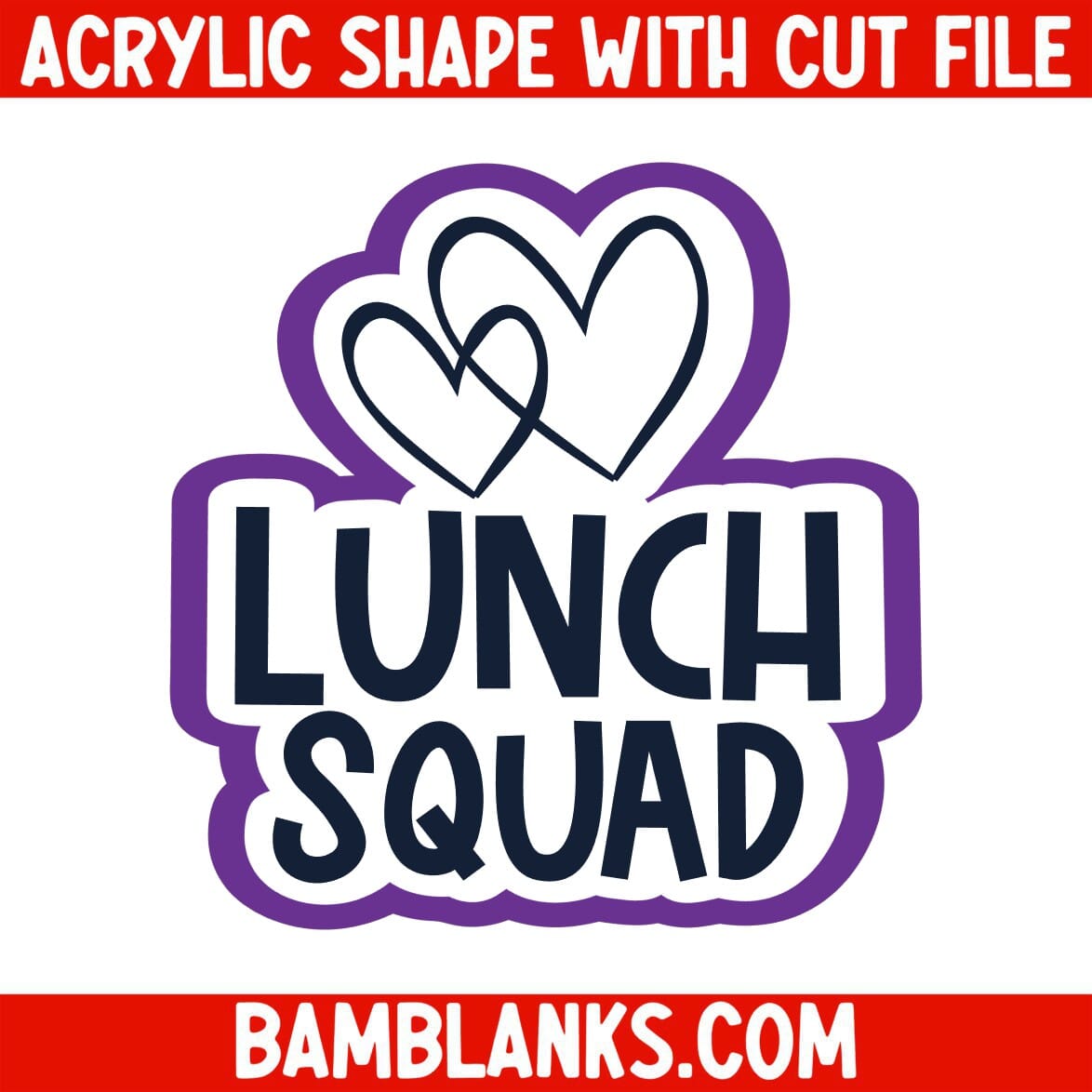 Lunch Squad - Acrylic Shape #2241