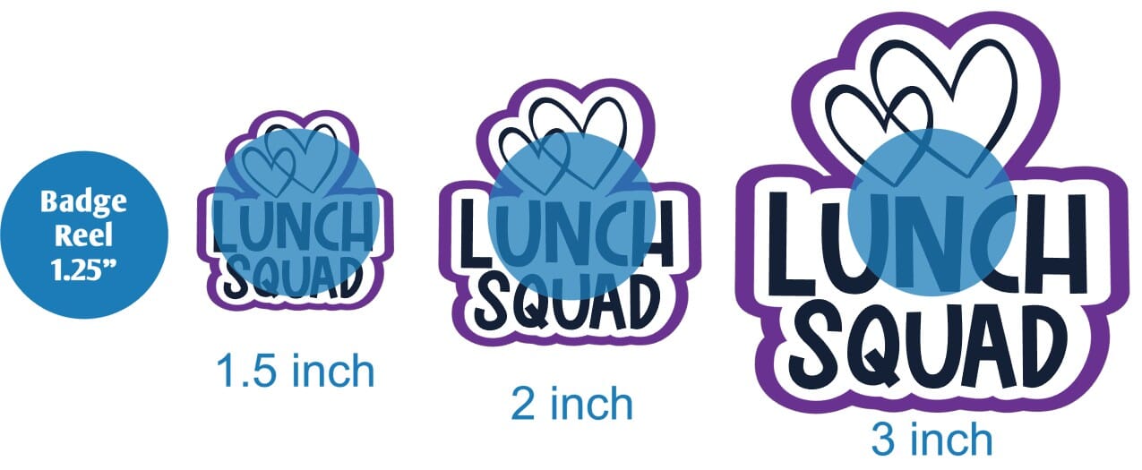 Lunch Squad - DECAL AND ACRYLIC SHAPE #DA0365