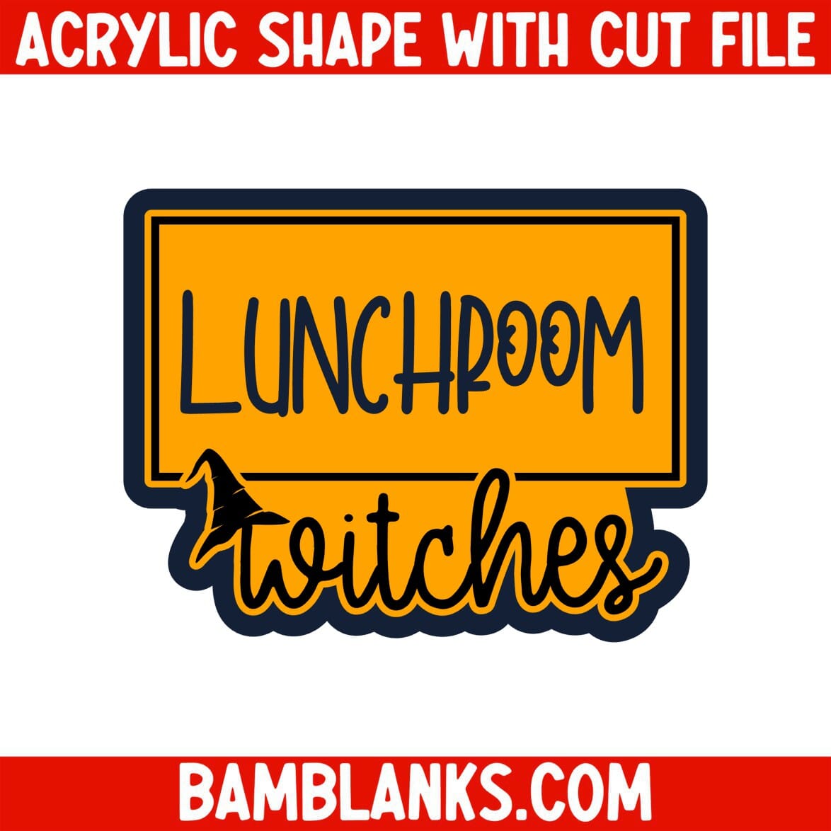 Lunchroom Witches - Acrylic Shape #2244