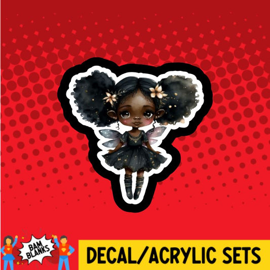 Melanin Fairy - DECAL AND ACRYLIC SHAPE #DA0783