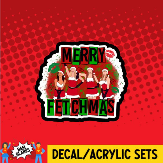 Merry Fetchmas - DECAL AND ACRYLIC SHAPE #DA0559