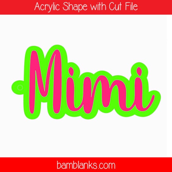 Mimi - Acrylic Shape #645