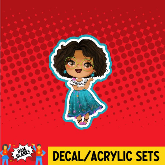 Mirabel 2 - DECAL AND ACRYLIC SHAPE #DA0393