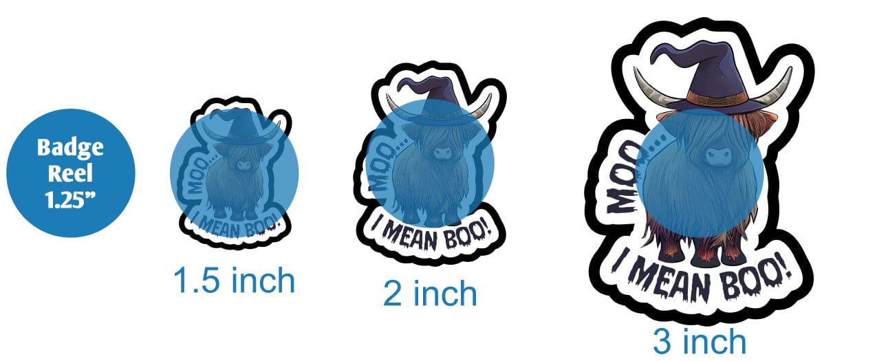 Moo I Mean Boo - DECAL AND ACRYLIC SHAPE #DA01311