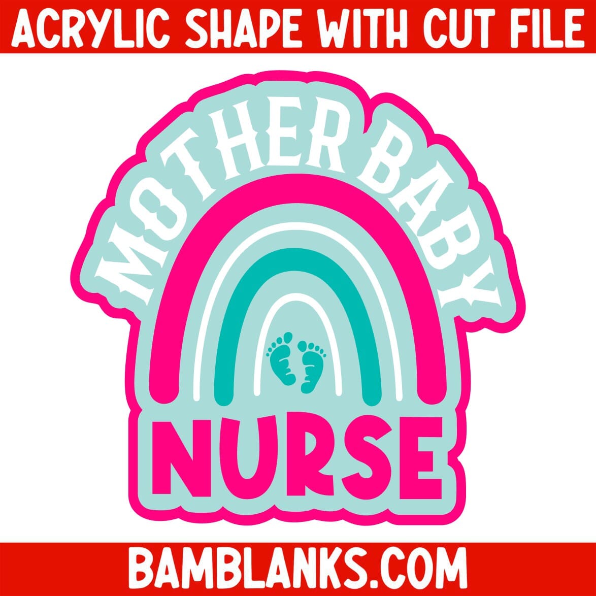 Mother Baby Nurse - Acrylic Shape #2096