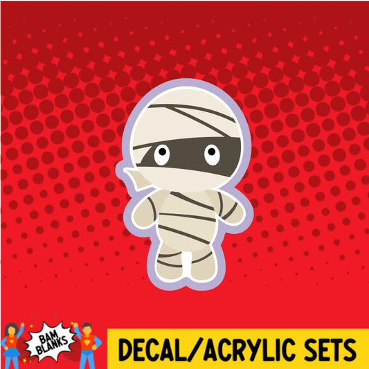 Mummy 3 - DECAL AND ACRYLIC SHAPE #DA0
