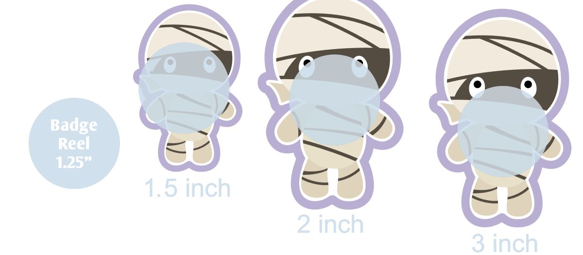 Mummy 3 - DECAL AND ACRYLIC SHAPE #DA0