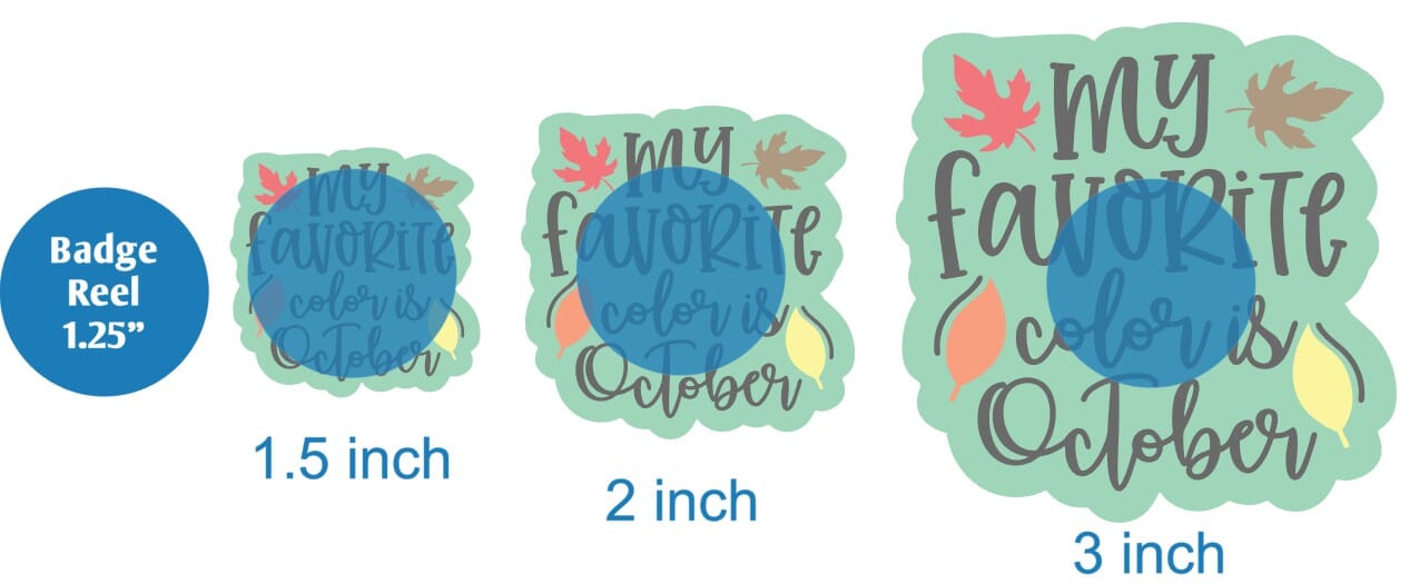 My Favorite Color is October - Acrylic Shape #1613