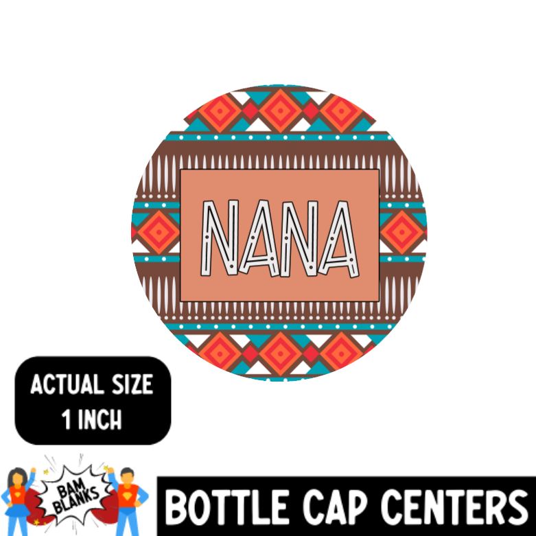 Nana Aztec - Bottle Cap Center #BC0016