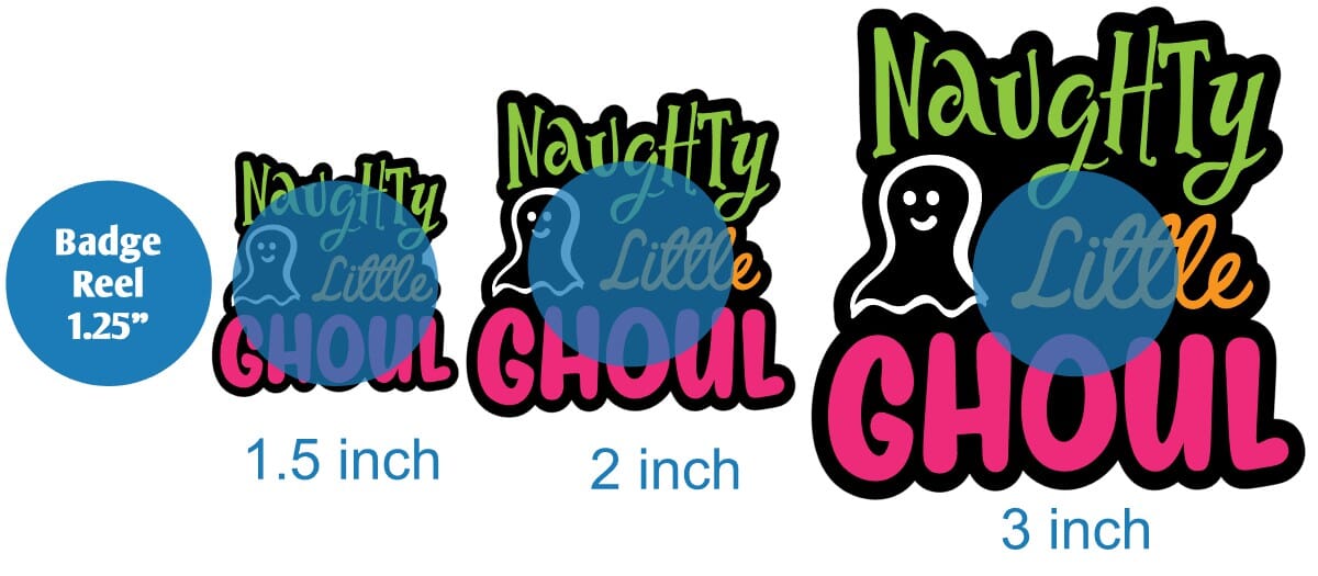 Naughty Little Ghoul - Acrylic Shape #993