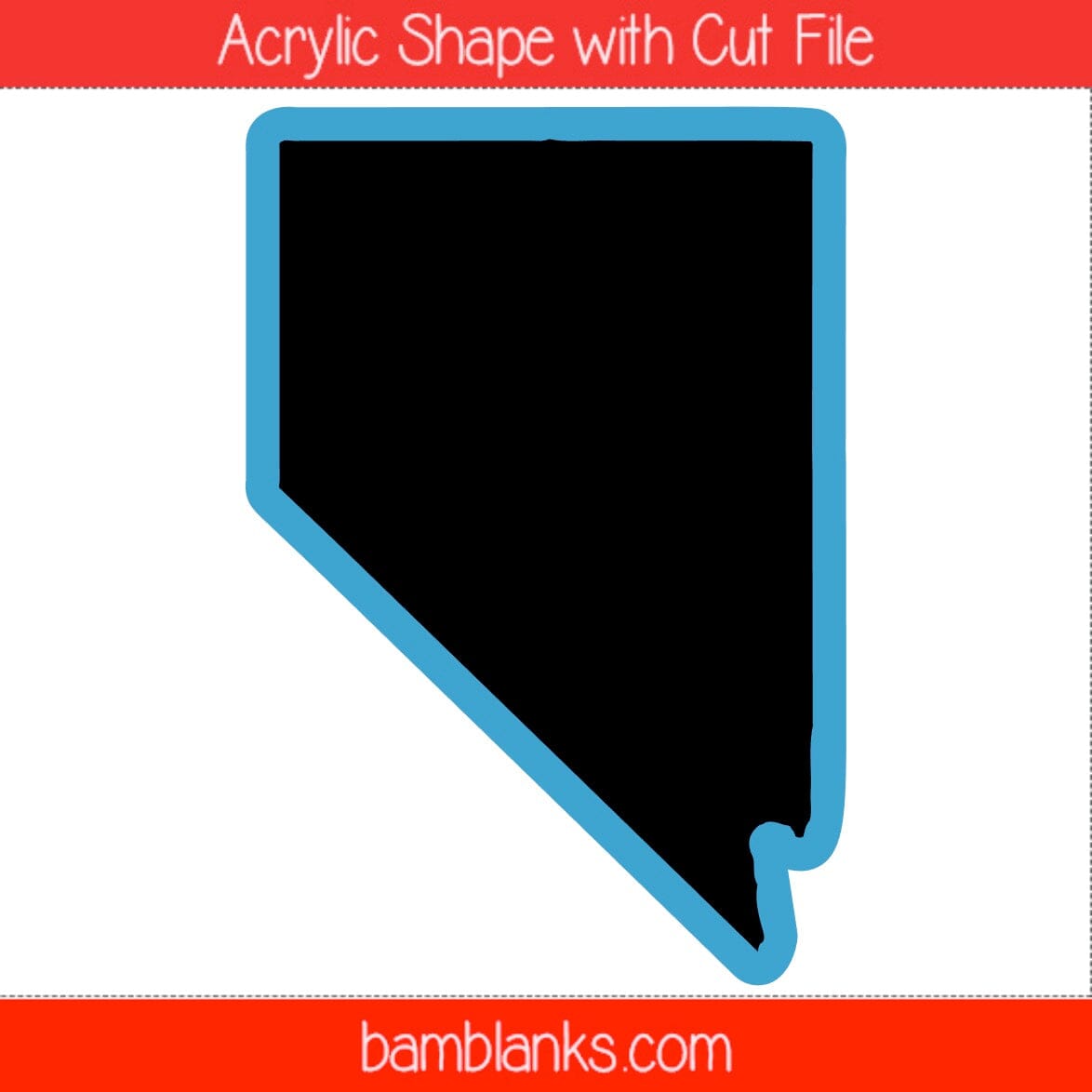Nevada - Acrylic Shape #1791