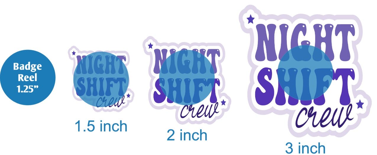 Night Shift Crew - DECAL AND ACRYLIC SHAPE #DA01387