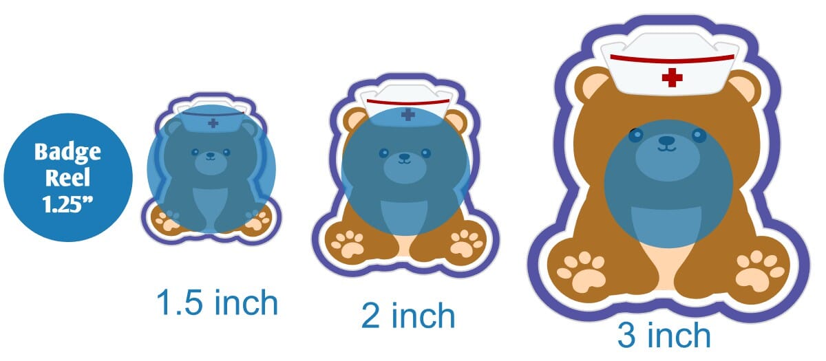 Nurse Bear - DECAL AND ACRYLIC SHAPE #DA01290