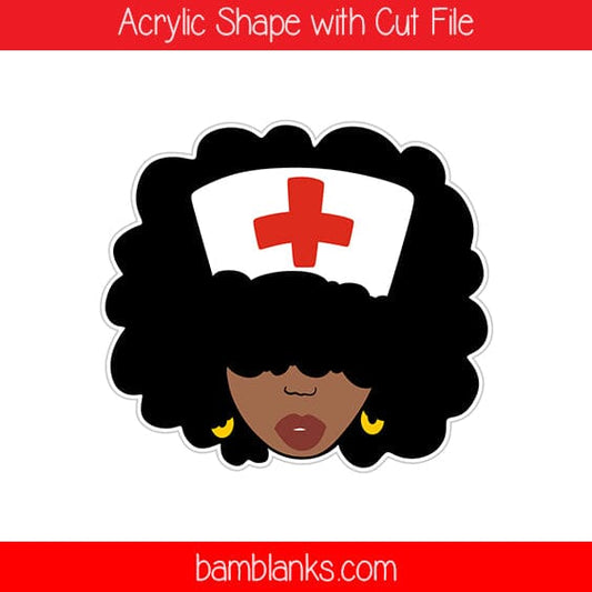 Nurse Girl - Acrylic Shape #604