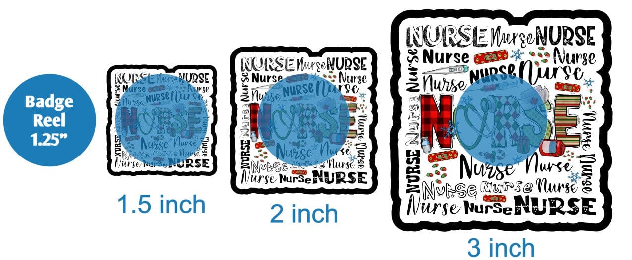 Nurse Group Christmas - DECAL AND ACRYLIC SHAPE #DA01553