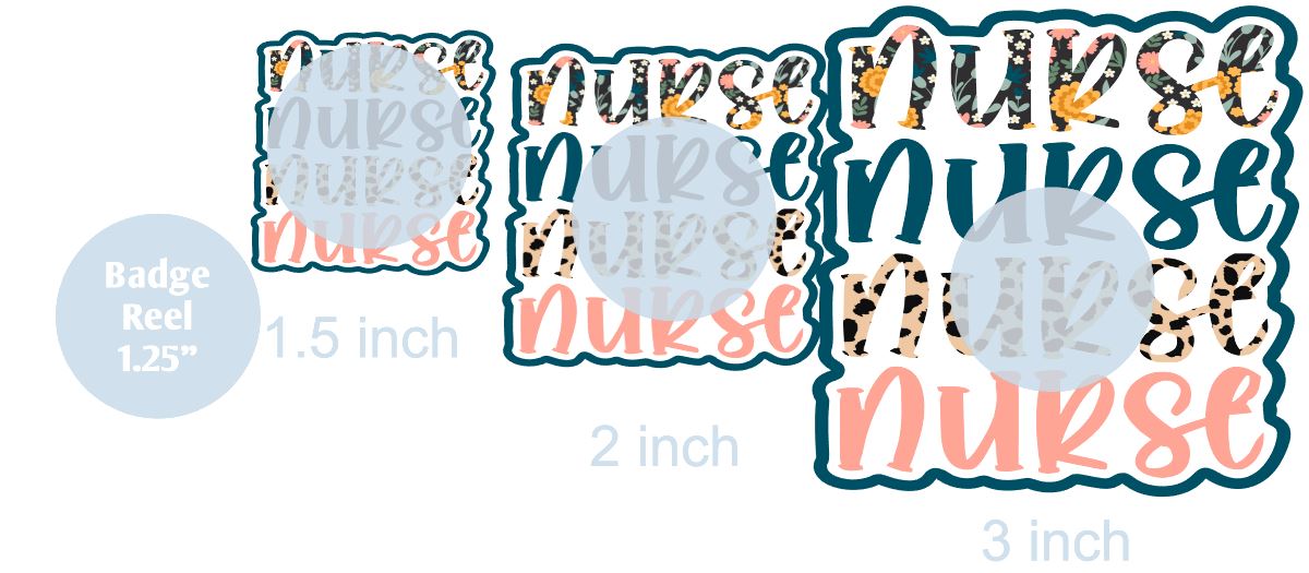 Nurse Nurse Nurse Nurse - DECAL AND ACRYLIC SHAPE #DA0086