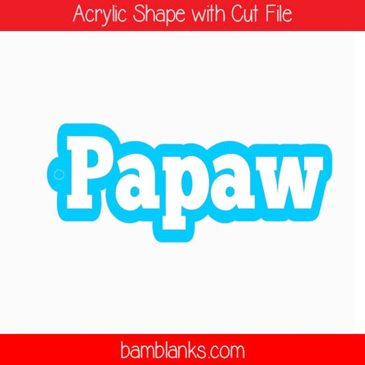 Papaw - Acrylic Shape #651