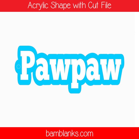 Pawpaw 2 - Acrylic Shape #652
