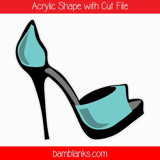 Peep Toe Heel - Acrylic Shape #1731