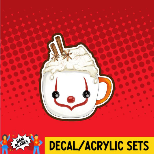 Pennywise Mug - DECAL AND ACRYLIC SHAPE #DA0518