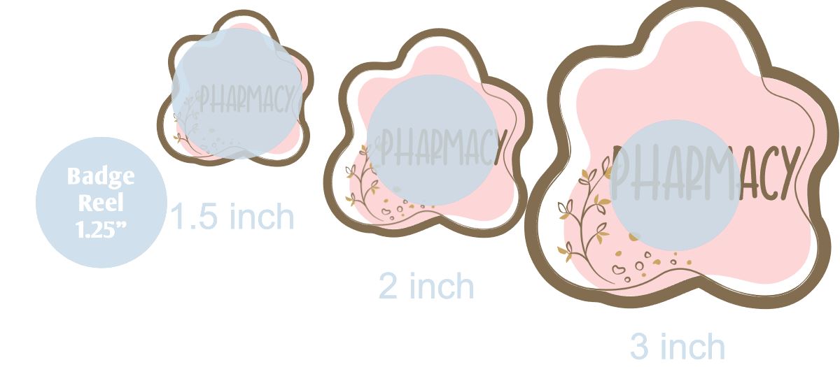 Pharmacy Aesthetic Frame - DECAL AND ACRYLIC SHAPE #DA0868