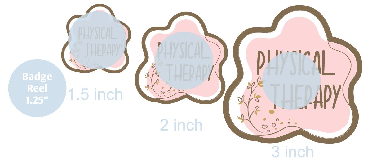 Physical Therapy Aesthetic Frame - DECAL AND ACRYLIC SHAPE #DA0866