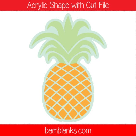 Pineapple - Acrylic Shape #736