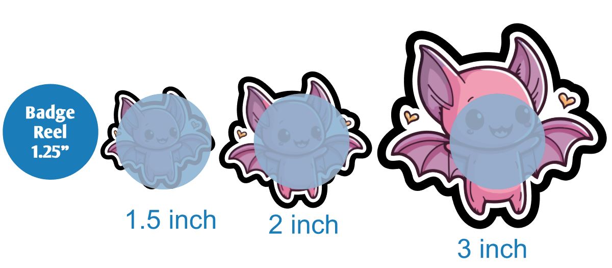 Pink and Purple Bat - DECAL AND ACRYLIC SHAPE #DA0