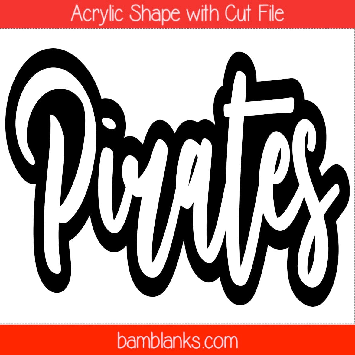 Pirates - Acrylic Shape #1536