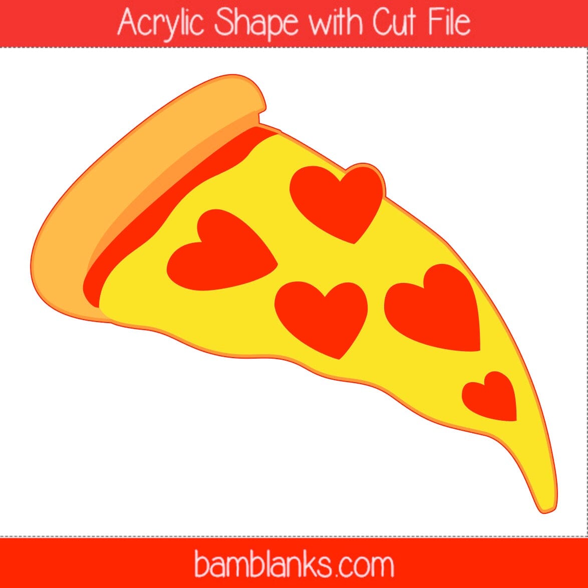Pizza Slice - Acrylic Shape #1422