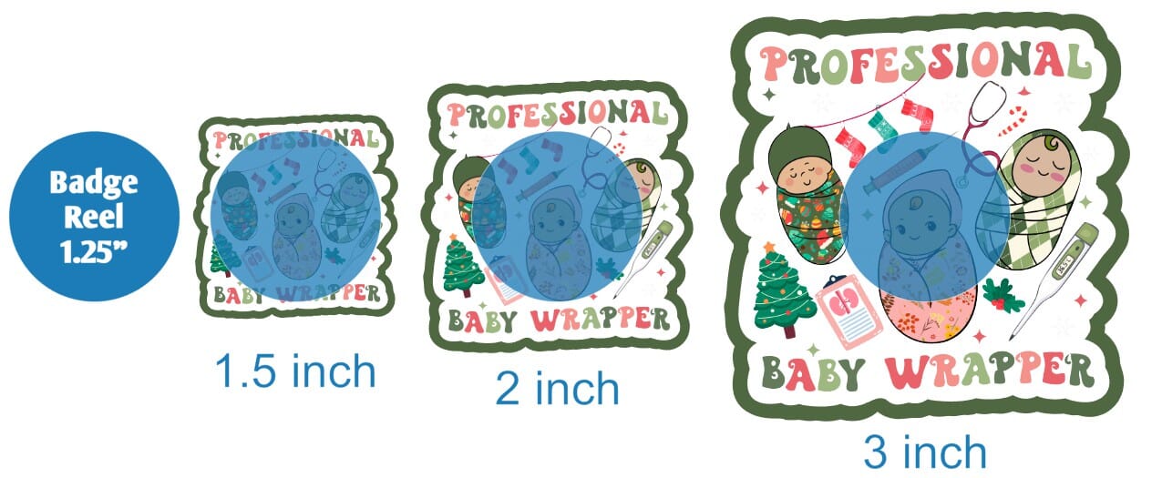 Professional Baby Wrapper - DECAL AND ACRYLIC SHAPE #DA01482