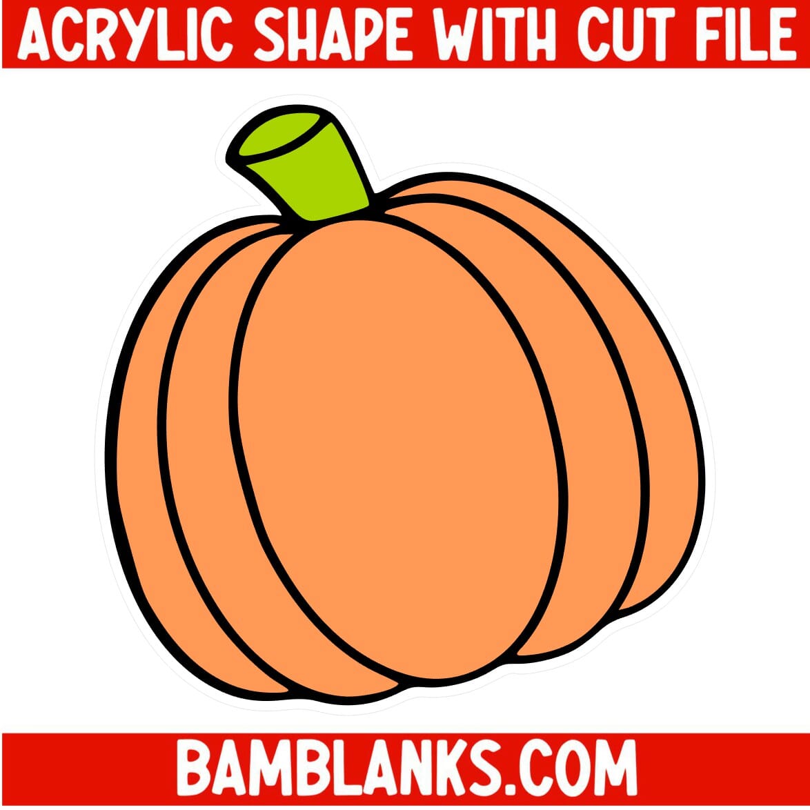Pumpkin - Acrylic Shape #583