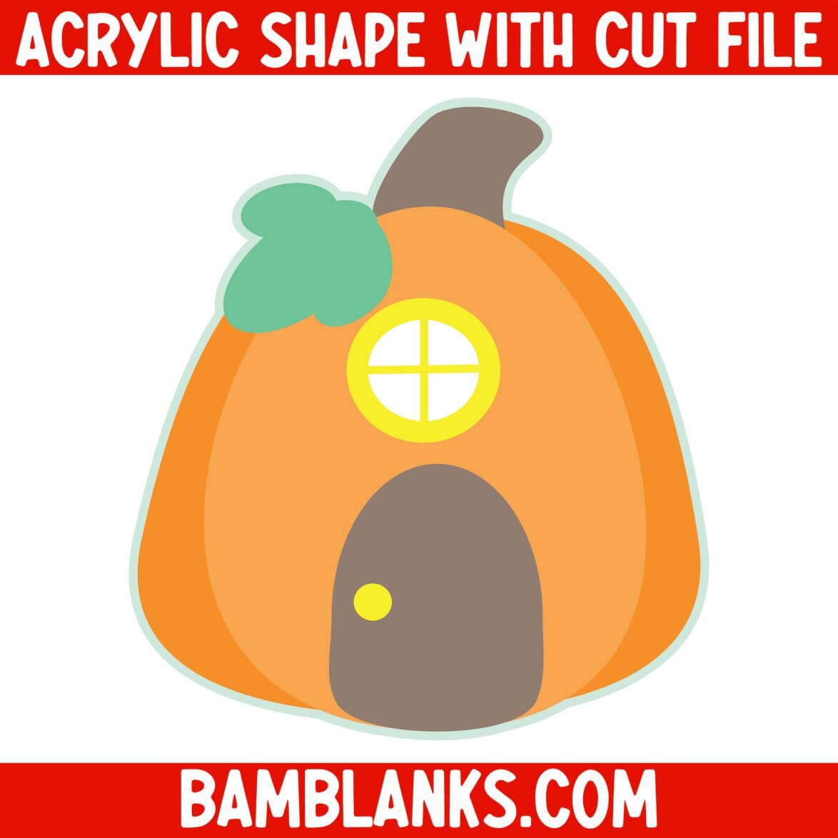 Pumpkin House - Acrylic Shape #836