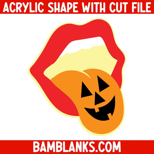 Pumpkin Mouth - Acrylic Shape #1826