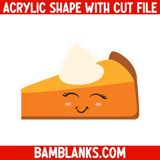 Pumpkin Pie - Acrylic Shape #585