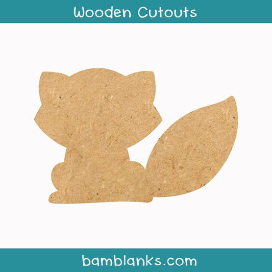 Raccoon Wood Shape #W001