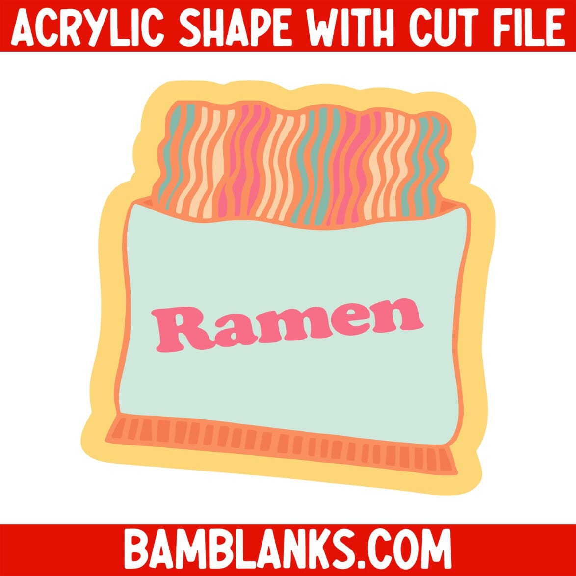 Ramen - Acrylic Shape #2046