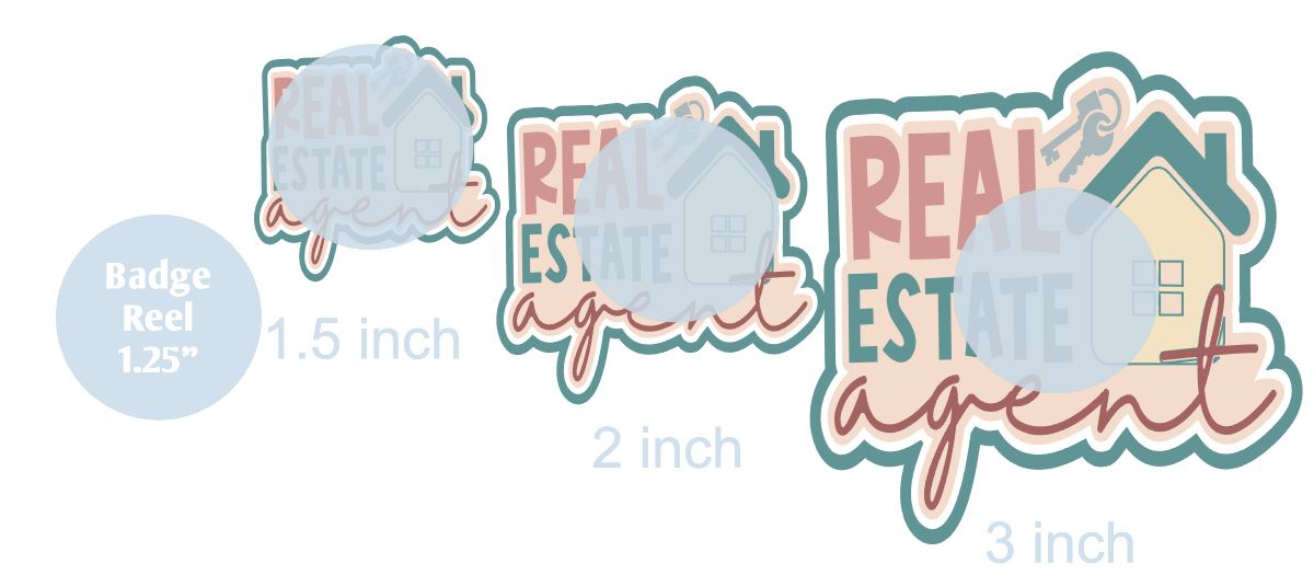 Real Estate Agent - DECAL AND ACRYLIC SHAPE #DA0066