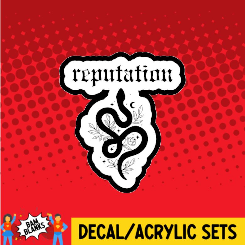 Rep Snake Color Rep Snake - DECAL AND ACRYLIC SHAPE #DA0533 – BAM Blanks and More