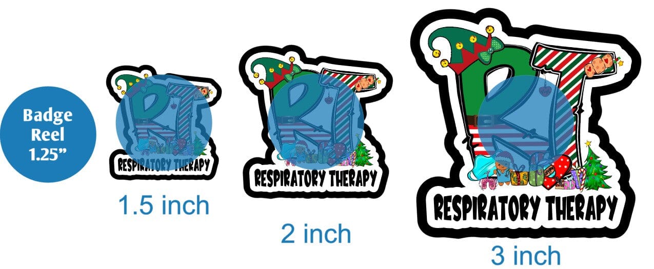 Respiratory Therapy Christmas - DECAL AND ACRYLIC SHAPE #DA01575