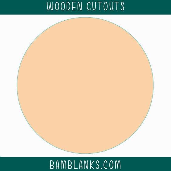 Round Wood Blank #W008