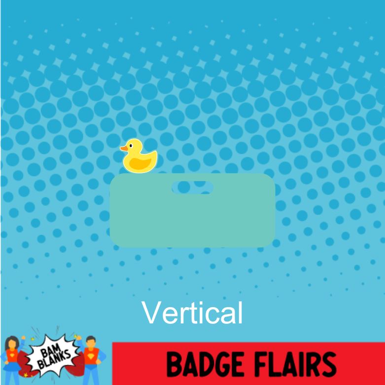 Rubber Duck - BADGE FLAIR DECAL AND ACRYLIC #BF0019