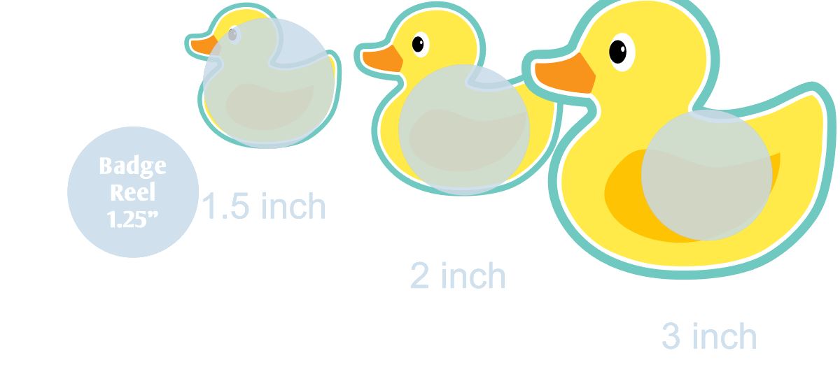 Rubber Duck - DECAL AND ACRYLIC SHAPE #DA0262