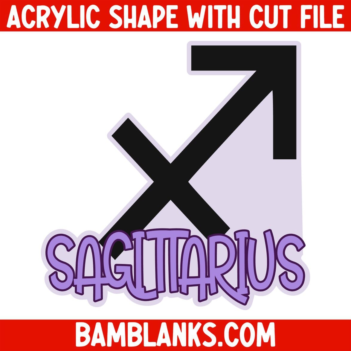 Sagittarius - Acrylic Shape #1222