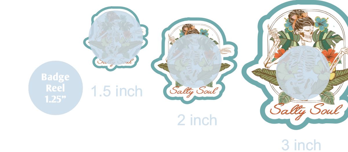 Salty Soul - DECAL AND ACRYLIC SHAPE #DA0900